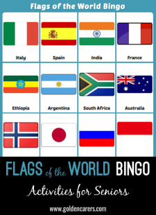 Flags of the World Bingo