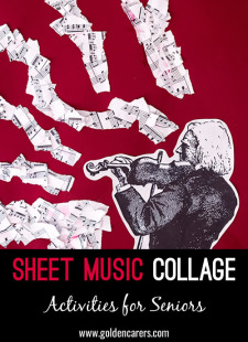 Sheet Music Collage