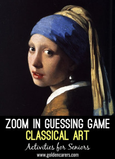 Zoom In Guessing Game - Classical Art