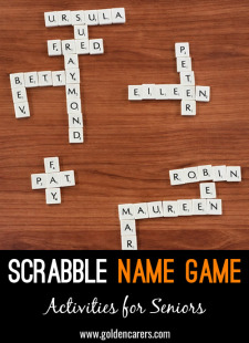 Scrabble Name Game