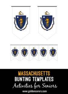 Massachusetts Bunting Templates