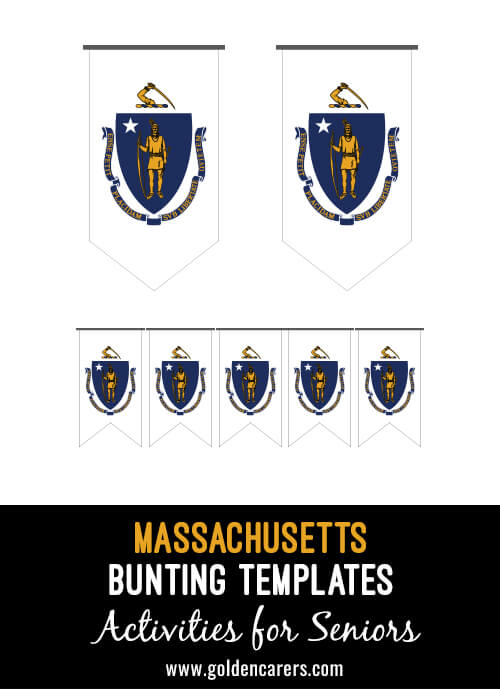 Massachusetts Bunting Templates
