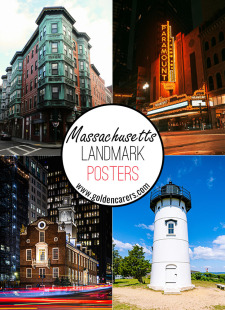 Massachusetts Landmark Posters