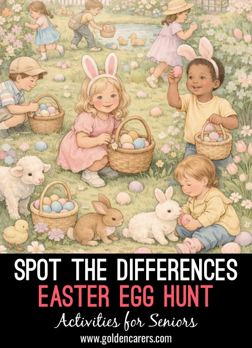Spot the Differences - Easter Egg Hunt