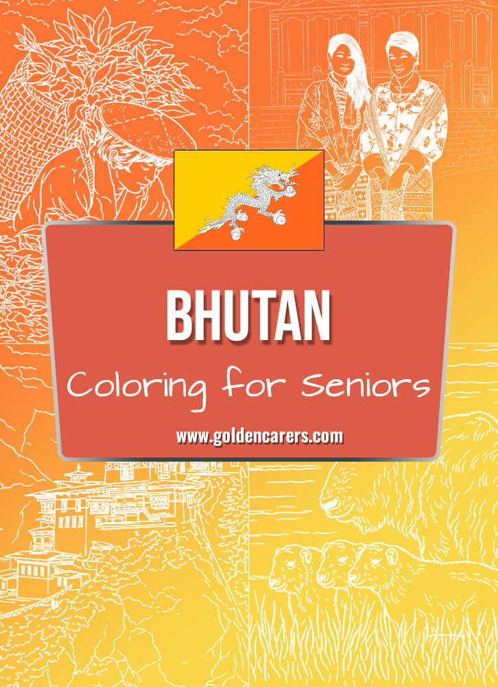 Bhutan Coloring Templates