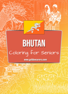 Bhutan Coloring Templates