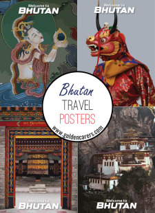 Bhutan Travel Posters