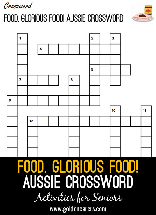 Food, Glorious Food! Aussie Crossword