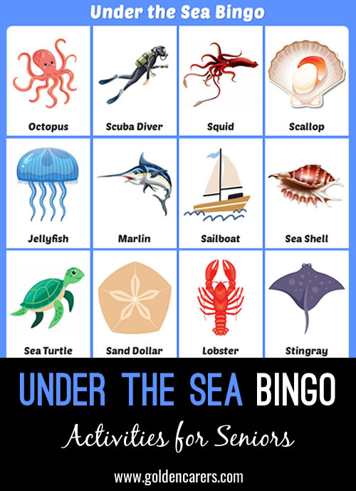 Under the Sea Bingo
