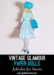 Vintage Glamour Paper Dolls