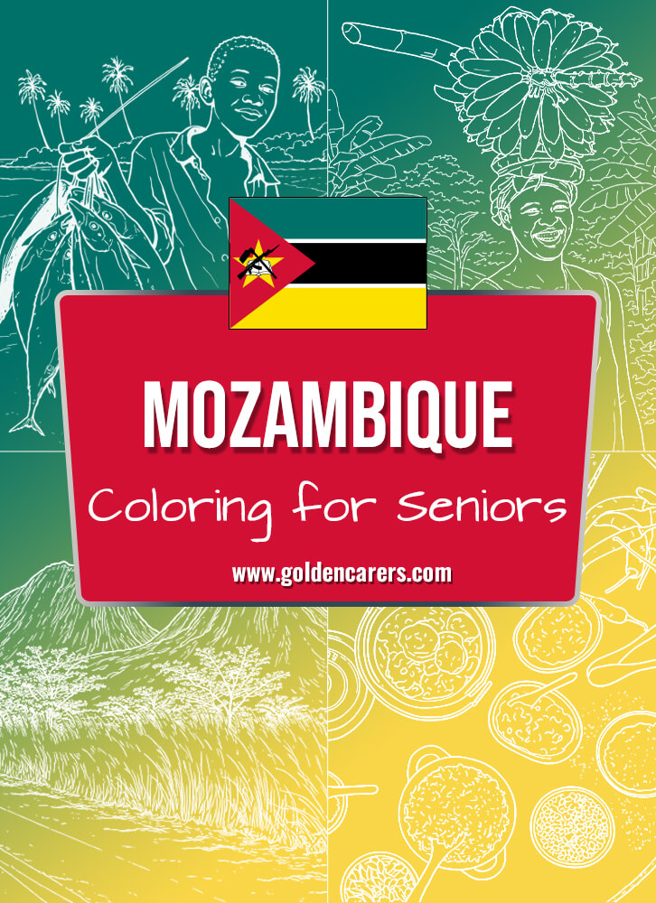Mozambique Coloring Templates