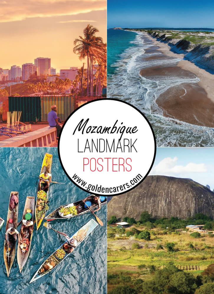 Mozambique Landmark Posters