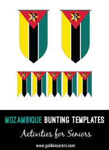 Mozambique Bunting Templates