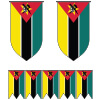 Mozambique Bunting Templates
