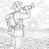 Lest We Forget Colouring