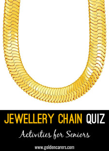 Jewellery Chain Quiz