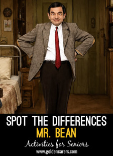 Spot the Differences - Mr. Bean