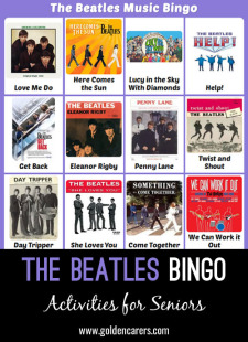 The Beatles Music Bingo