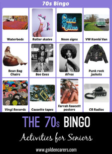 The 70s Bingo
