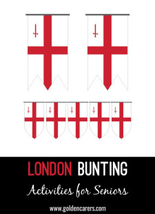 London Bunting Templates