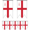 London Bunting Templates