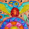 Huichol-Inspired Dot Painting