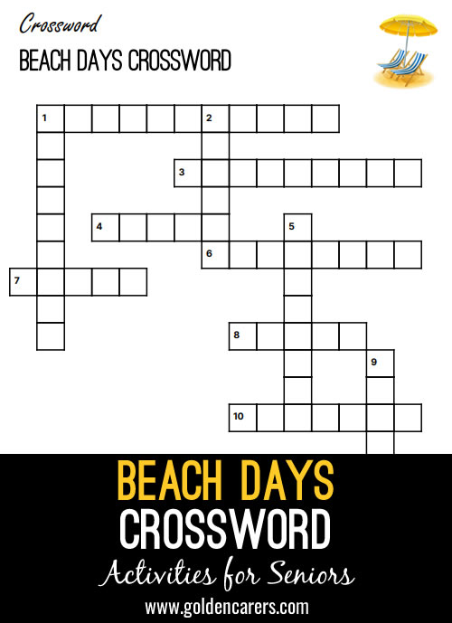 Beach Days Crossword