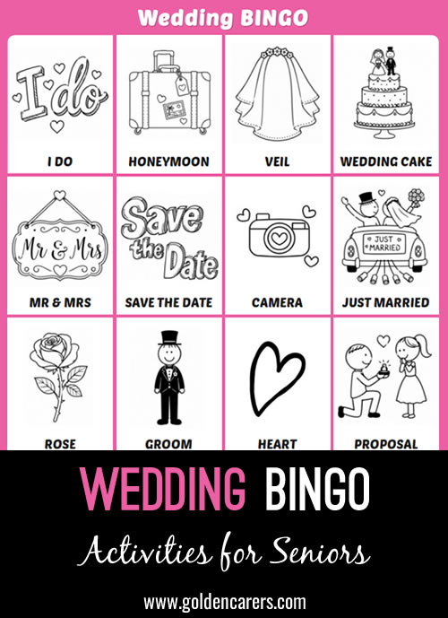 Wedding Bingo #2