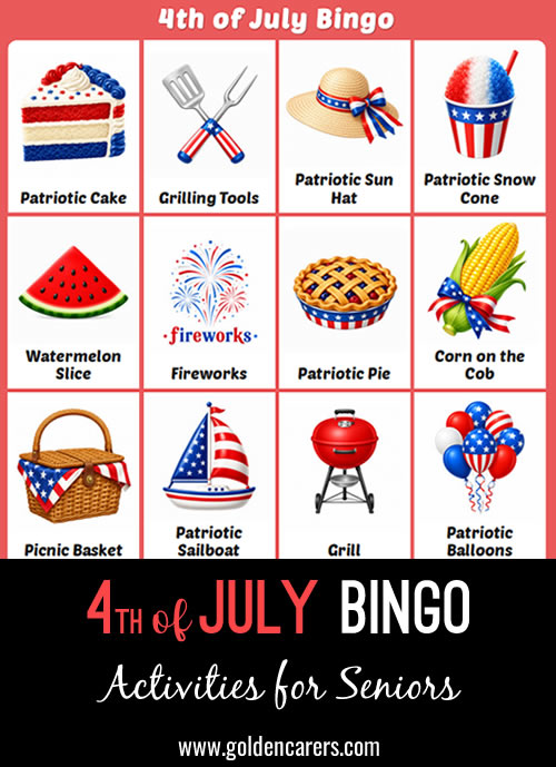 4th of July Bingo