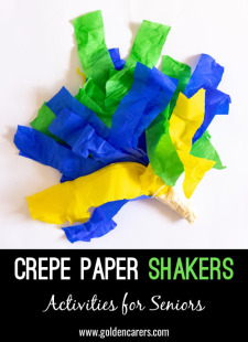 Crepe Paper Shakers