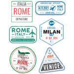 Immigration Stamps - Italy