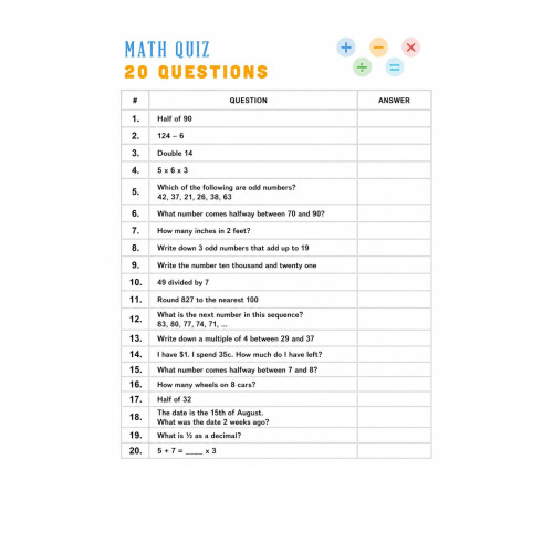 Math Quiz