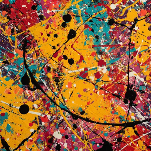 Jackson Pollock's Birthday Image