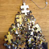 Recycled Jigsaw Puzzle Christmas Trees