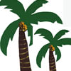 Coconut Trees for a Hawaiian Party  
