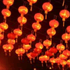 Chinese New Year Snake and Lanterns