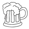 Beer Colouring Templates