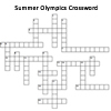 Summer Olympics Crossword