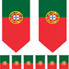 Portugal Bunting Templates