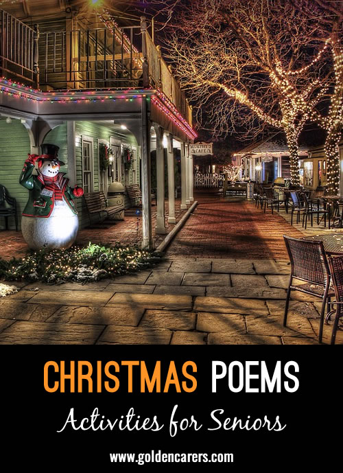 Christmas Poems to Share #1