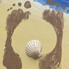 Footprints in the Sand Canvas