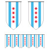 Chicago Bunting Templates
